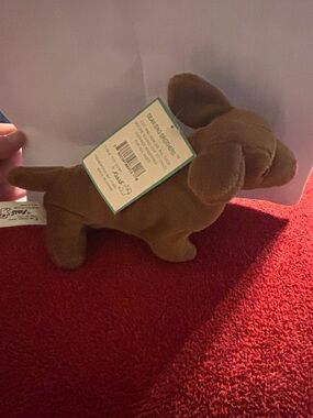 Bean Bag Brothers Plush Dachshund - Brown. NWT